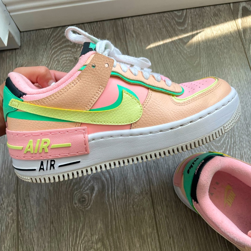 Multicoloured Nike AirForce 1 Shadow